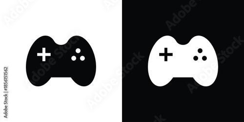 Gameplay icons. Glyph Symbol. Isolated Vector Illustration pack