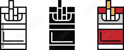 Cigarette Pack Packaging Container Box Tobacco Product Smoking Addiction Health Risk Warning Printed Message Brand Identity Design Retail Item