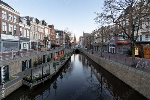 View of Voorstreek and Sint Bonifatius Church, Leeuwarden