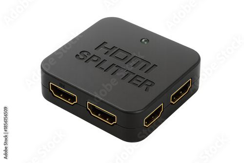 Hdmi splitter device distributing video and audio signals