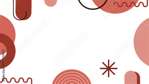 Abstract amoeba fluid geometric background vector design