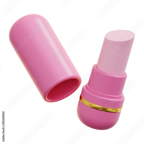 Lip Balm Stick 3D Icon Illustration