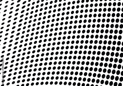 Futuristic halftone dotted texture with abstract wave pattern, perfect for modern design.
