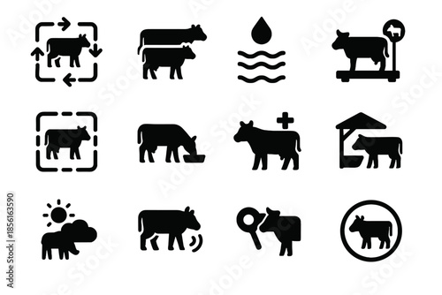 Vector cue white livestock tile transparency rounded icons smart block shapes alignment