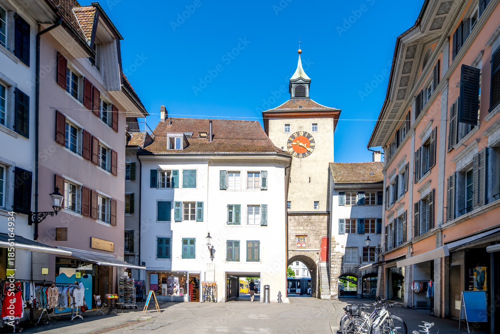 Fototapeta premium Bieltor, Altstadt, Solothurn, Schweiz 