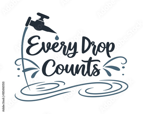Every Drop Counts Water Logo