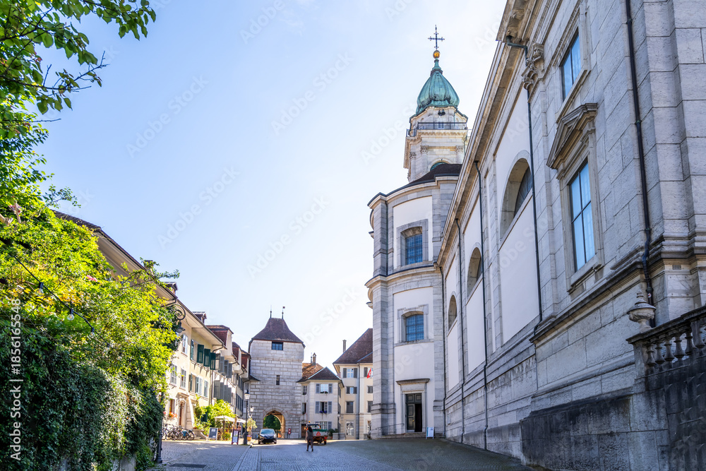 Fototapeta premium Baseltor, Altstadt, Solothurn, Schweiz 