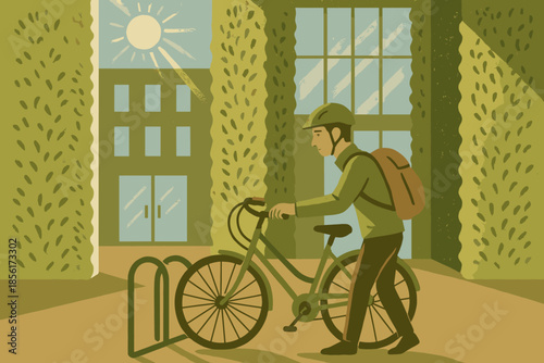 Walls labels pale vertical eco commuter earth parking numbers no vector icon