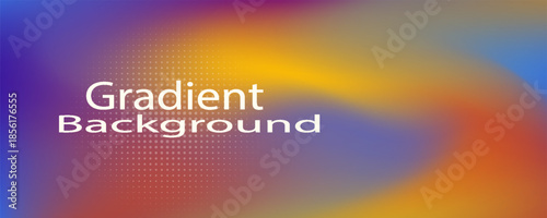 Abstract vibrant gradient background in warm colors. Ideal for websites, banners,