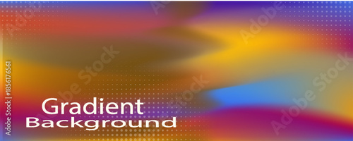 Abstract vibrant gradient background in warm colors. Ideal for websites, banners,