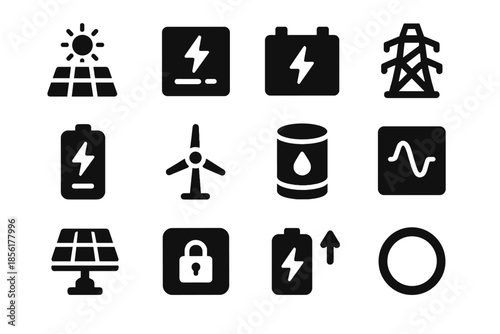 Renewable vector vault effects background spacing battery energy no icon icons gradients