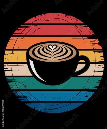 Coffee Retro Style Vintage