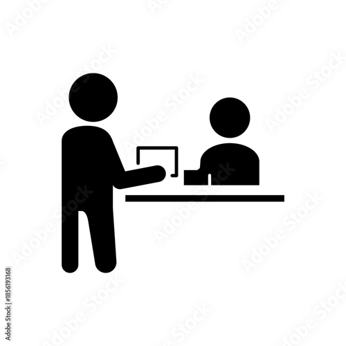 受付をイメージしたアイコン