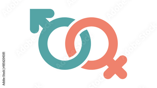 Vector illustration male and female symbols
