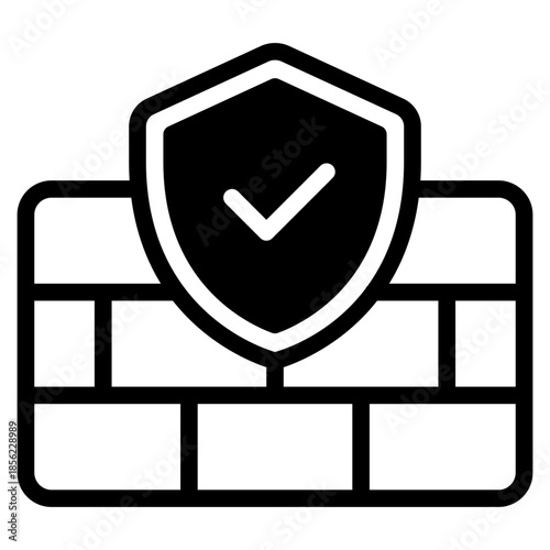 Firewall Security Protection Icon