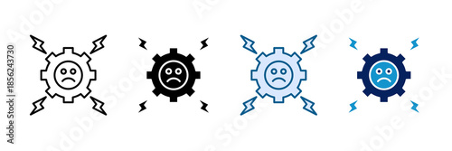 Stress Management Icon Set Multiple Style Collection