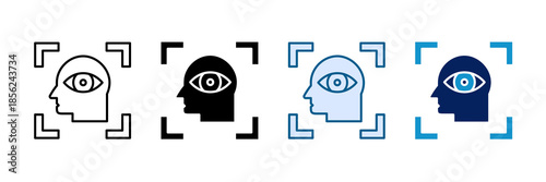 Personal Vision Icon Set Multiple Style Collection