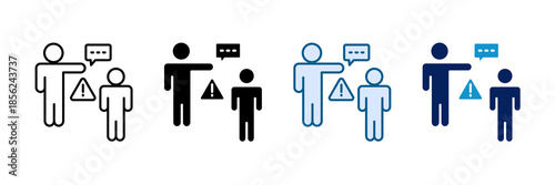 Leadership Skills Icon Set Multiple Style Collection