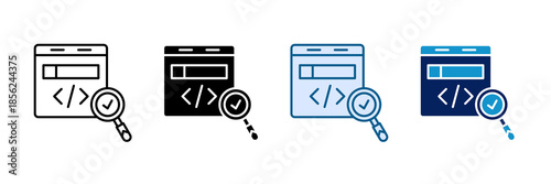 Prompt Testing Icon Set Multiple Style Collection