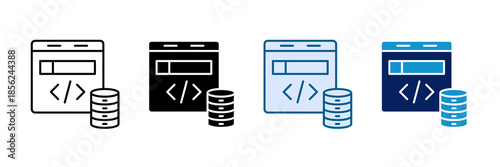 Prompt Dataset Icon Set Multiple Style Collection