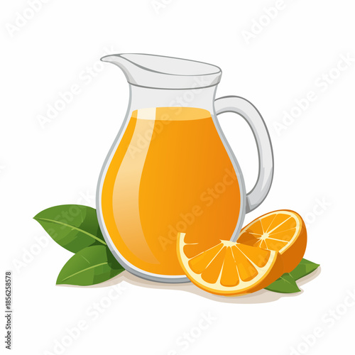 Ein Krug Orangensaft