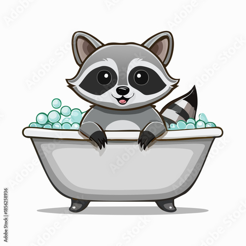 Niedlicher Waschbär