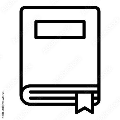 Bookmark Outline Icon