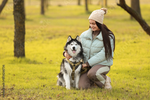 Beautiful young woman with ...