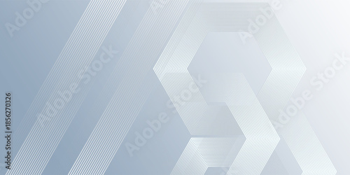 Green white and yellow modern abstract background with geometric shapes and lines. Minimalist cover template design