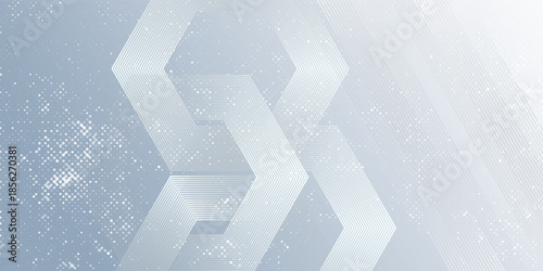 Green white and yellow modern abstract background with geometric shapes and lines. Minimalist cover template design