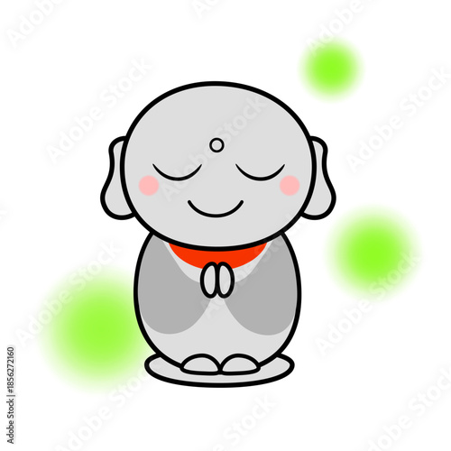 かわいいお地蔵さんのイラスト