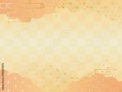 和フレーム背景