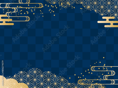 和フレーム背景