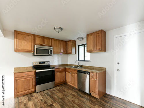 Modern residential kitchen interior