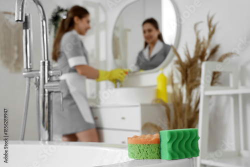 Different housework sponges...