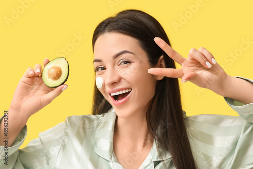 Beautiful young woman with ...