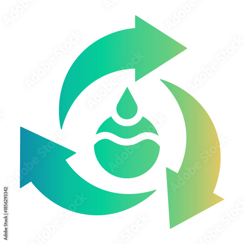 water management Gradient icon