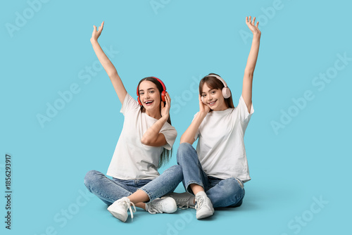 Beautiful young twin sister...