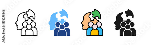 Social Contribution multiple icon
