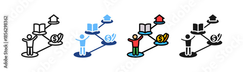 Social Welfare multiple icon