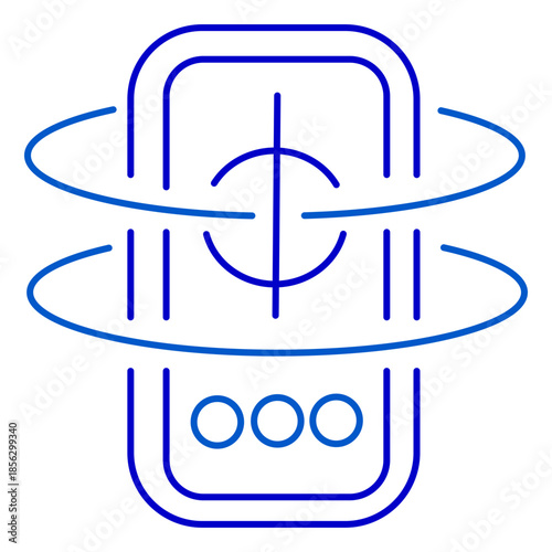 Digital tablet orbit scan icon