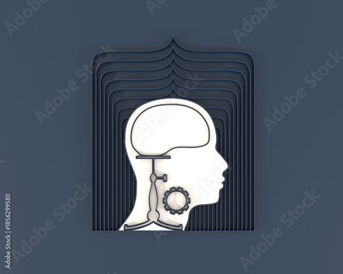 Personal growth and development. Business and education concept. Metaphor of problem solving, difficult situation. Creativity and innovation. 3D render