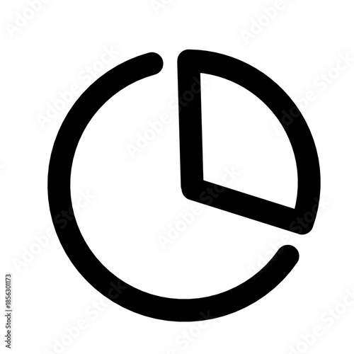 data usage icon on white background