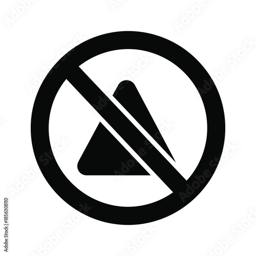 No littering sign symbol