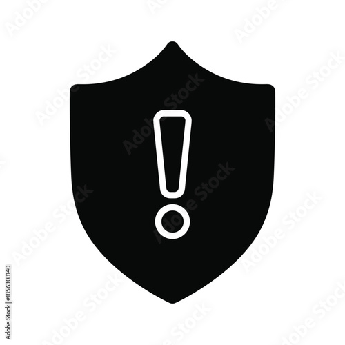 Warning shield icon indicating caution or alert
