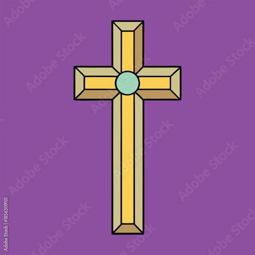 A simple, solemn ash cross marked on the forehead, symbolizing repentance, humility, and the start of Lent in Christian tradition.
