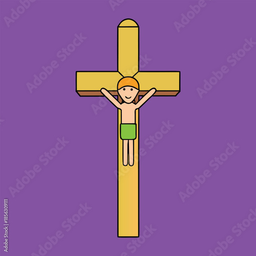 A simple, solemn ash cross marked on the forehead, symbolizing repentance, humility, and the start of Lent in Christian tradition.
