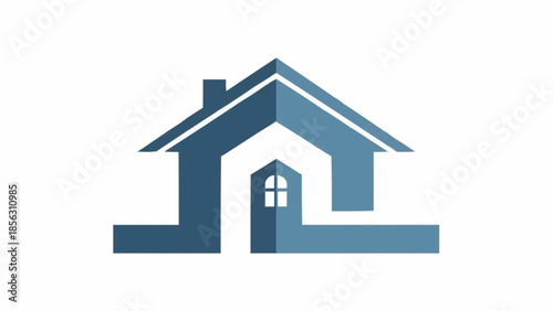 Modern Abstract House Logo Design.