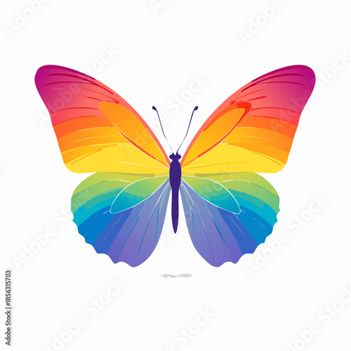 Bunter Schmetterling