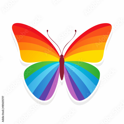 Bunter Schmetterling